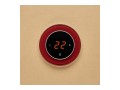 AURA RONDA 3004 RED DARK - сенсорный терморегулятор для теплого пола