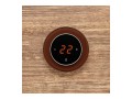 AURA RONDA 8017 BROWN DARK - сенсорный терморегулятор для теплого пола