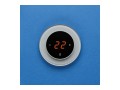 AURA RONDA 9006 GRAY METAL - сенсорный терморегулятор для теплого пола